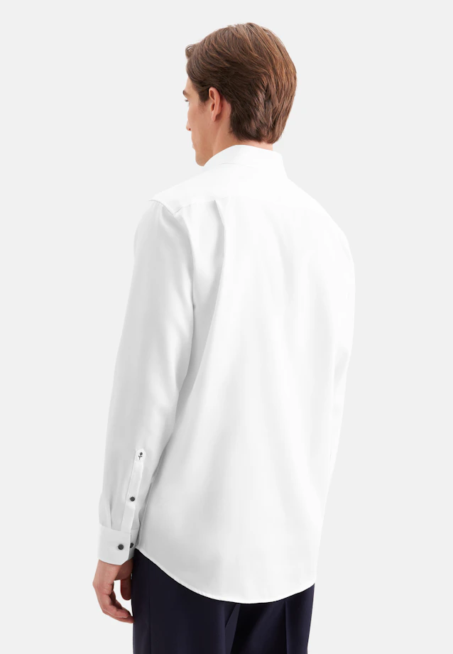 Regular Business shirt Uni in Weiß |  Seidensticker Onlineshop