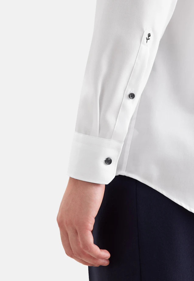 Regular Business shirt Uni in Weiß |  Seidensticker Onlineshop