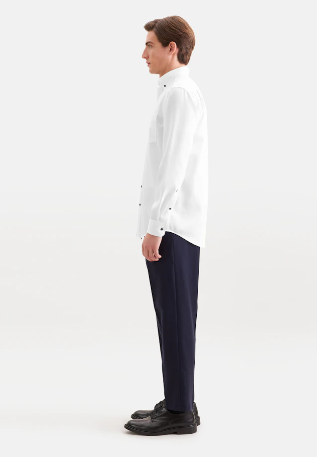Regular Business shirt Uni in Weiß |  Seidensticker Onlineshop
