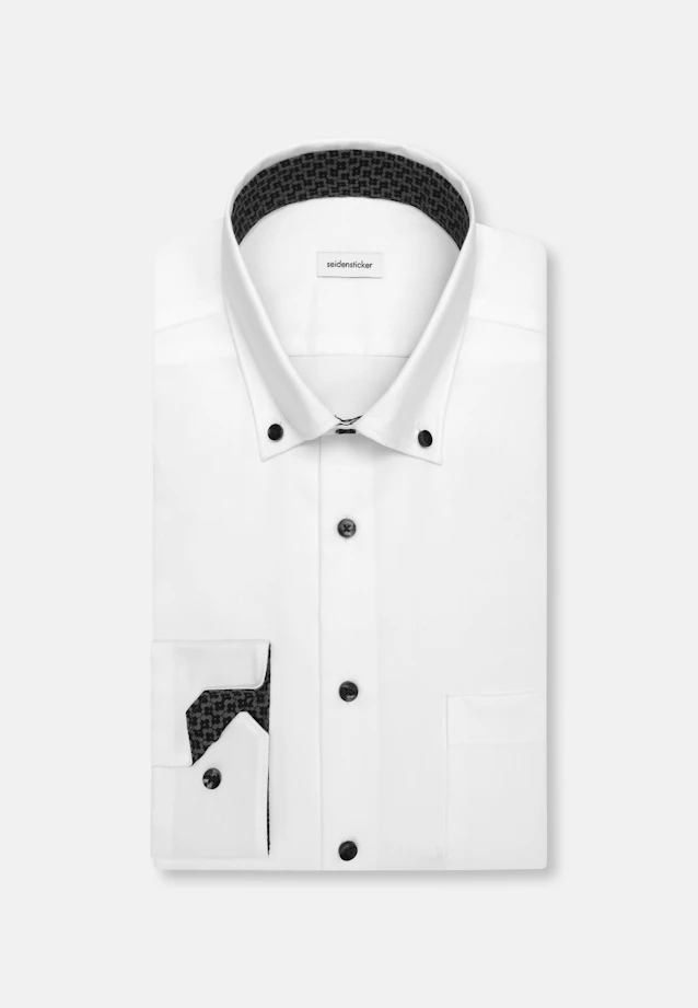 Regular Business shirt Uni in Weiß |  Seidensticker Onlineshop