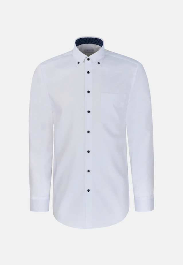 Regular Business Hemd Uni in Weiß |  Seidensticker Onlineshop