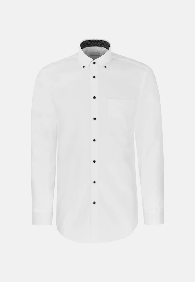 Regular Business shirt Uni in Weiß |  Seidensticker Onlineshop