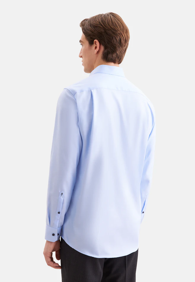 Regular Business shirt Uni in Mittelblau | Seidensticker online shop