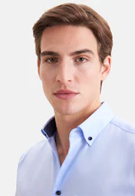 Regular Business shirt Uni in Mittelblau |  Seidensticker Onlineshop