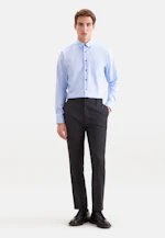 Regular Business shirt Uni in Mittelblau |  Seidensticker Onlineshop