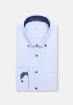 Regular Business shirt Uni in Mittelblau |  Seidensticker Onlineshop