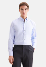Regular Chemise d'affaires Structure in Bleu Clair |  Seidensticker Onlineshop