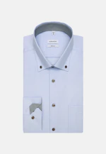 Regular Business Hemd Struktur in Hellblau |  Seidensticker Onlineshop