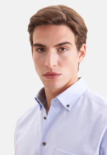 Regular Chemise d'affaires Structure in Bleu Clair |  Seidensticker Onlineshop