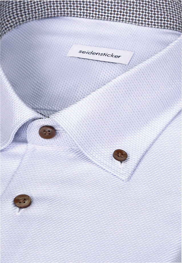 Regular Chemise d'affaires Structure in Bleu Clair |  Seidensticker Onlineshop