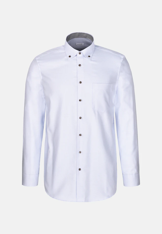 Regular Chemise d'affaires Structure in Bleu Clair |  Seidensticker Onlineshop