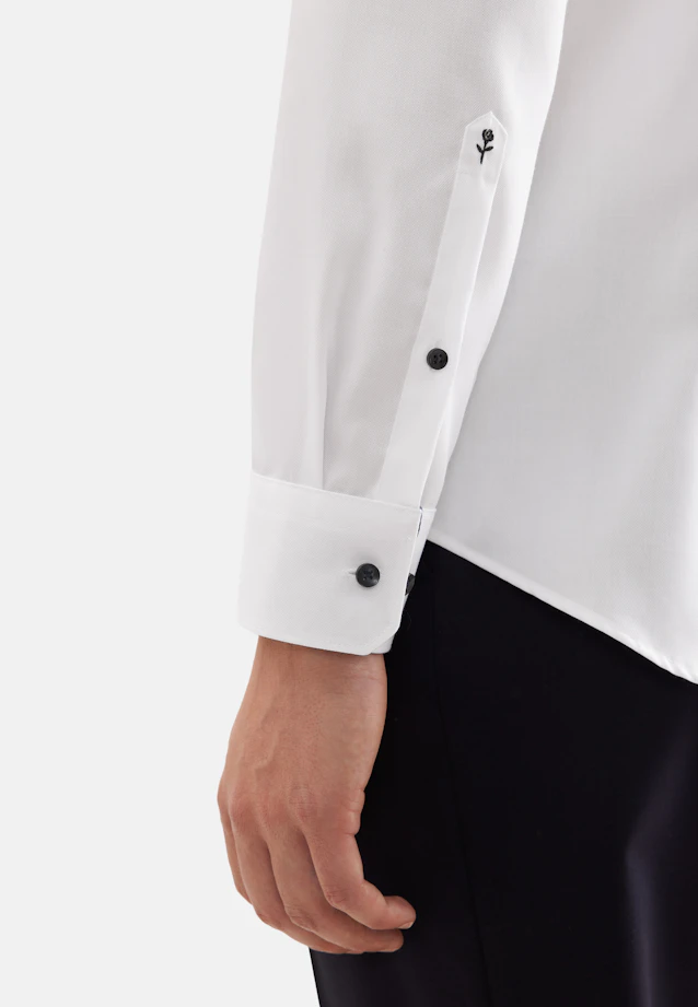Slim Business Hemd Uni in Weiß |  Seidensticker Onlineshop