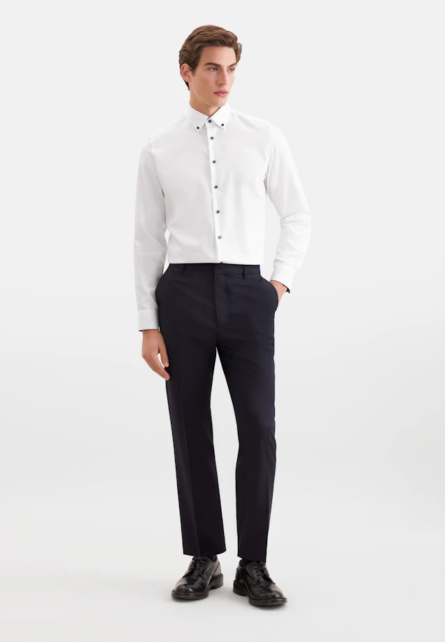 Slim Business shirt Uni in Weiß |  Seidensticker Onlineshop