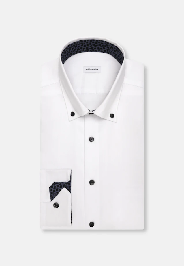 Slim Business shirt Uni in Weiß |  Seidensticker Onlineshop