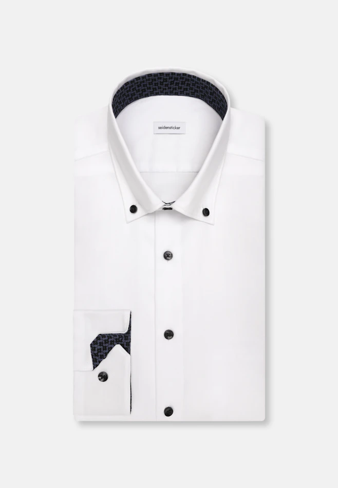 Slim Business shirt Uni in Weiß | Seidensticker online shop