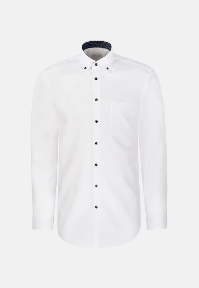 Slim Business shirt Uni in Weiß |  Seidensticker Onlineshop