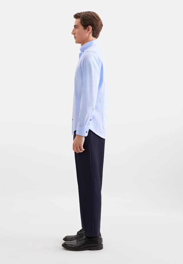 Slim Business Hemd Uni in Mittelblau |  Seidensticker Onlineshop