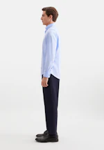 Slim Business shirt Uni in Mittelblau |  Seidensticker Onlineshop