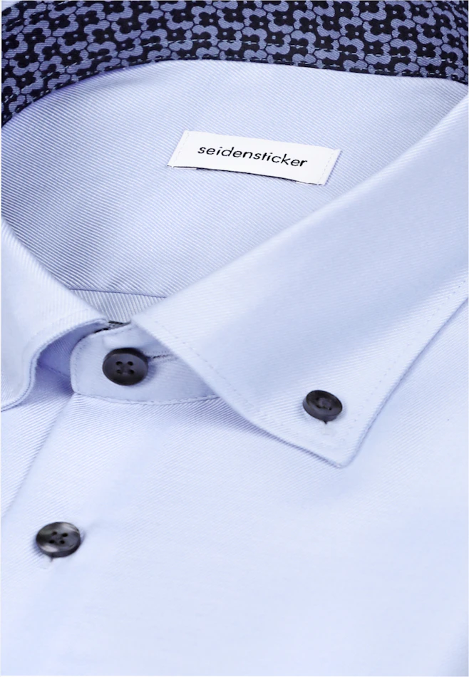 Slim Business Hemd Uni in Mittelblau | Seidensticker Onlineshop
