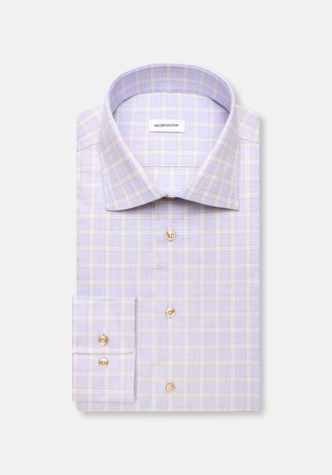 Regular Business shirt Check in Beige | Seidensticker online shop