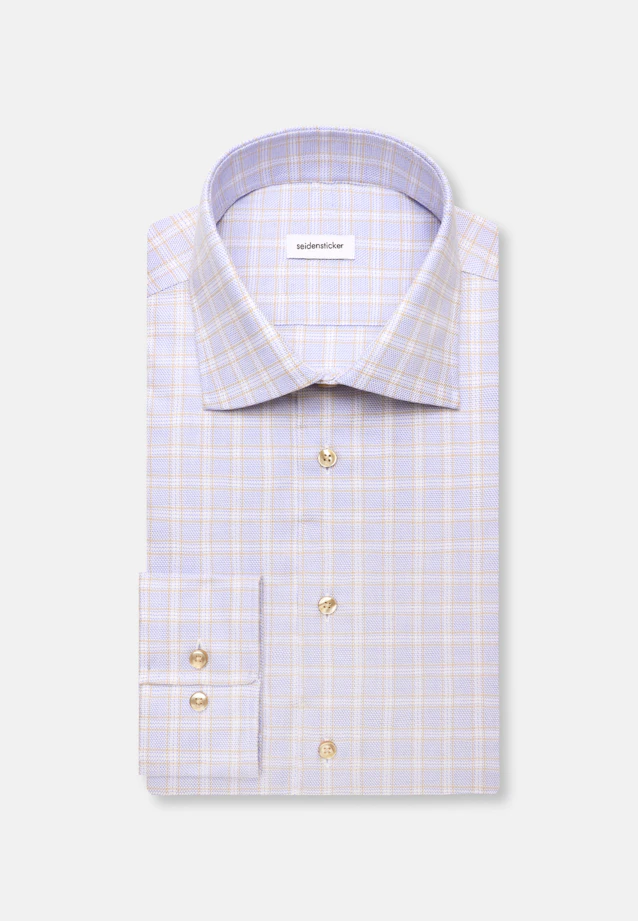 Regular Business shirt Check in Beige |  Seidensticker Onlineshop