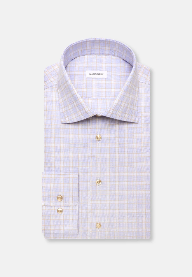 Regular Business shirt Check in Beige | Seidensticker online shop