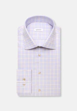 Regular Business shirt Check in Beige |  Seidensticker Onlineshop