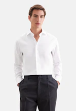 Regular Business shirt Structure in Weiß |  Seidensticker Onlineshop
