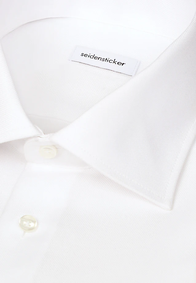Regular Business shirt Structure in Weiß |  Seidensticker Onlineshop