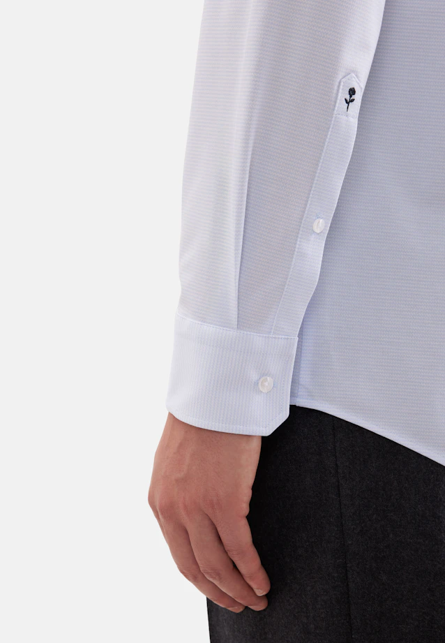 Regular Performance-Hemd Struktur in Hellblau |  Seidensticker Onlineshop