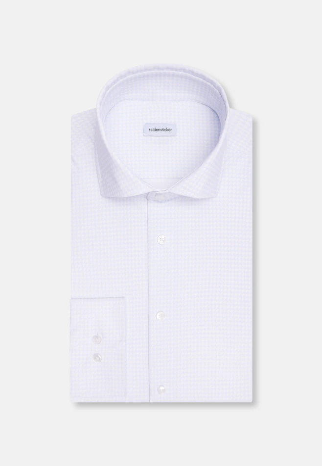 Regular Chemise Performance Imprimé dans Bleu Clair | Boutique en ligne Seidensticker