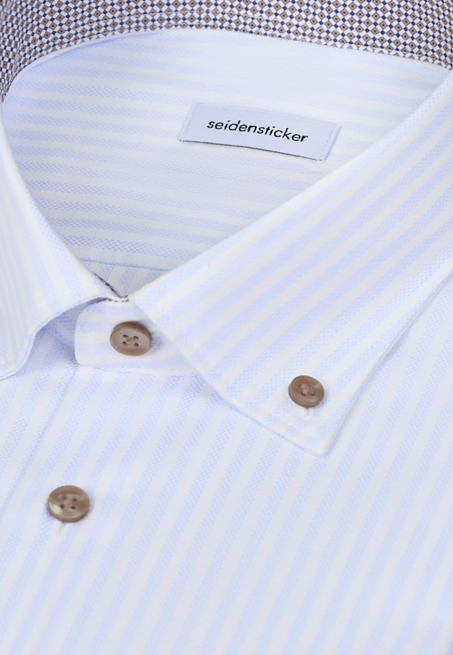 Slim Business Hemd Gestreift in Hellblau | Seidensticker Onlineshop
