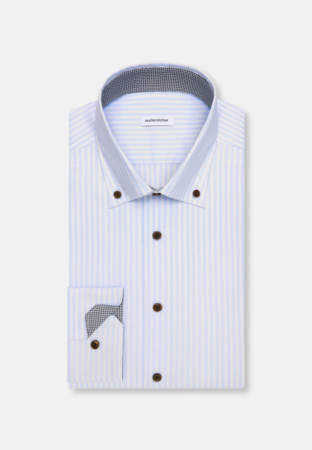 Slim Business shirt Stripes in Hellblau |  Seidensticker Onlineshop