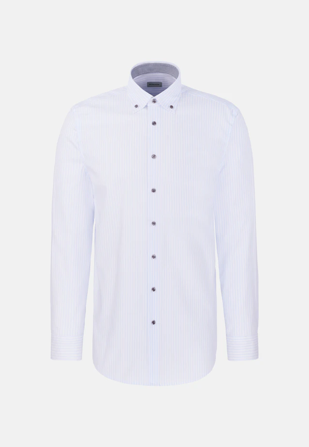 Slim Business shirt Stripes in Hellblau |  Seidensticker Onlineshop