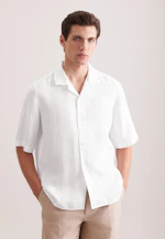 Regular Resort Hemd Uni in Weiß |  Seidensticker Onlineshop