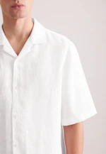 Regular Resort Hemd Uni in Weiß |  Seidensticker Onlineshop