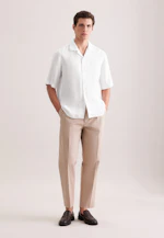 Regular Resort Hemd Uni in Weiß |  Seidensticker Onlineshop