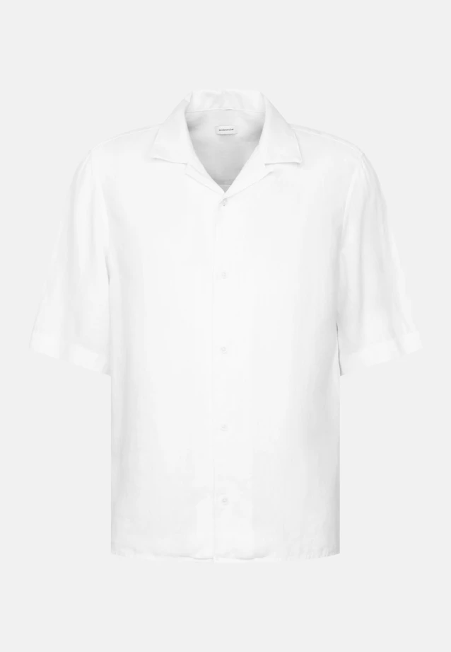 Regular Resort Hemd Uni in Weiß |  Seidensticker Onlineshop