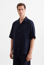 Regular Resort shirt Uni in Dunkelblau |  Seidensticker Onlineshop