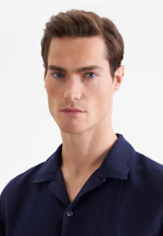 Regular Resort shirt Uni in Dunkelblau |  Seidensticker Onlineshop