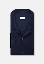 Regular Resort shirt Uni in Dunkelblau |  Seidensticker Onlineshop