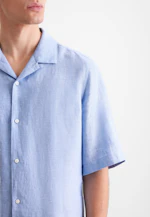 Regular Resort Hemd Uni in Mittelblau |  Seidensticker Onlineshop