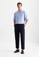 Regular Resort Hemd Uni in Mittelblau |  Seidensticker Onlineshop