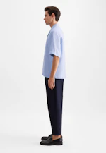 Regular Resort Hemd Uni in Mittelblau |  Seidensticker Onlineshop