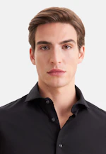 Regular Jersey shirt Uni in Schwarz |  Seidensticker Onlineshop
