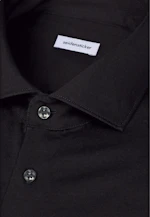 Regular Jersey shirt Uni in Schwarz |  Seidensticker Onlineshop