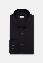 Regular Jersey shirt Uni in Schwarz |  Seidensticker Onlineshop