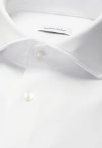 Regular Jersey shirt Uni in Weiß |  Seidensticker Onlineshop