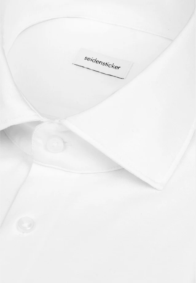 Regular Jerseyhemd Uni in Weiß |  Seidensticker Onlineshop