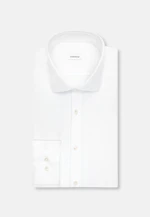 Regular Chemise en jersey Uni in Blanc |  Seidensticker Onlineshop